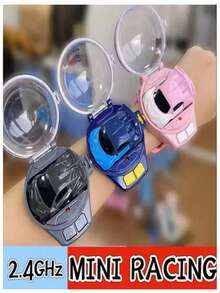 Mini Remote Control Alloy Race Car Toy For Kids 3-12 Years Old, Wireless Indoor/Outdoor Multi-Player Interactive RC Car Toy, Children's Birthday Gift, Remote Control Requires 1 AAA Battery (Not Included) - Multicolor - View 4