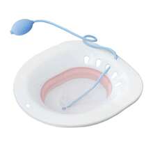 1件套马桶冲洗器，痔疮冲洗器，产后护理，可折叠女性冲洗器套装，带冲洗软管、排水孔、加宽座圈和加深马桶座圈。家居浴室装饰，秋季装饰，返校季 - A - 查看 16