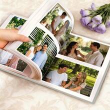 200 Pockets Photo Album, 6 Inch, Family Wedding Picture Album Holds 200 Horizontal & Vertical Photos, Suitable For Birthday, Anniversary, Holiday Gifts - 1PC - View 3