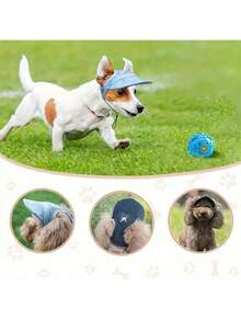1pc Adjustable Dog Sun Hat, Puppy Cat Duck Billed Baseball Cap, Pet Outdoor Accessories - Multicolor - View 9