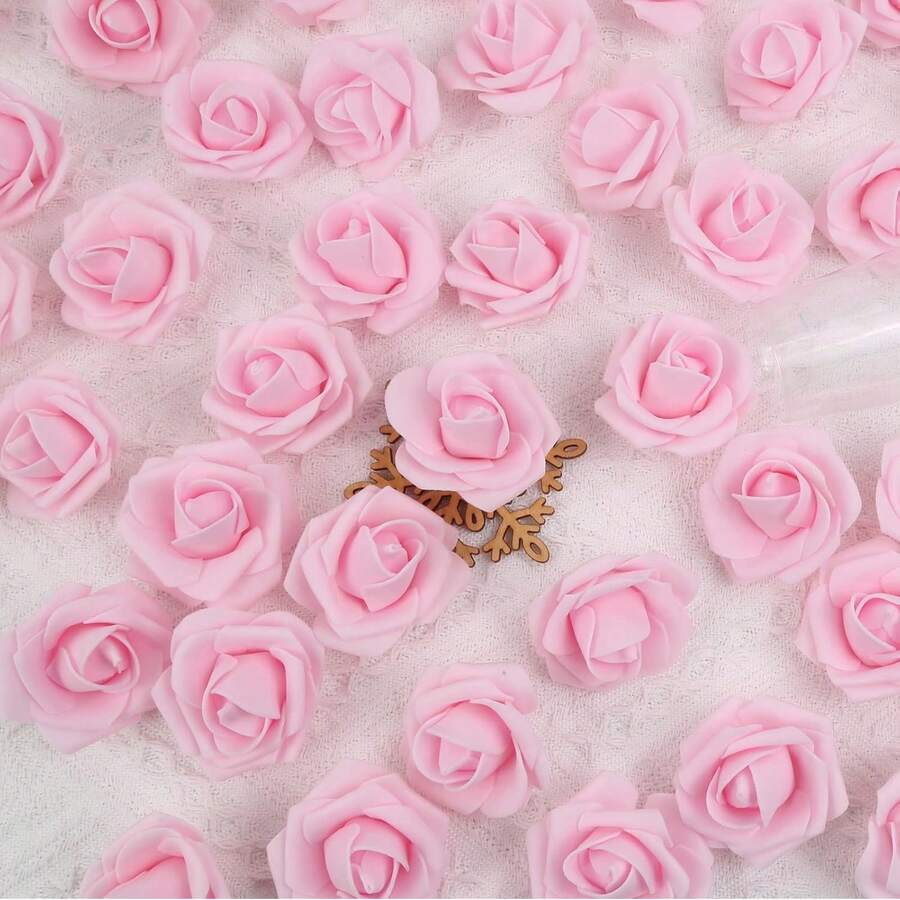300pcs Artificial Foam Roses, Suitable For Valentine's Day/Mother's Day, Valentine's Day Gift, Birthday Gift, Graduation Gift - Multicolor - View 1