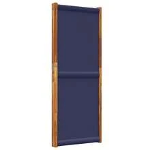 vidaXL 3-tlg. Paravent Dunkelblau 210x180 cm - Blau - Übersicht 5
