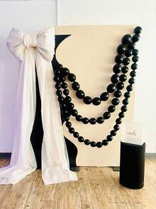 40 Stücke schwarzes Verbindungsballonset, geeignet zum Erstellen einer Ballonwand, Herzbögen, Ballonschwänze, verwendbar für Hochzeit, Geburtstag, Willkommensparty, Valentinstag, Heiratsantrag und Jahrestags-Dekoration, Bridal-Shower, Junggesellinnenabschied - Verschiedenfarbig - Übersicht 6