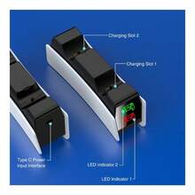 HELLCOOL For  Controller Charging Dock RGB Fast Charging Station For PlayStation5 Wireless Game Controllers Charging Stand Gamepad - View 6