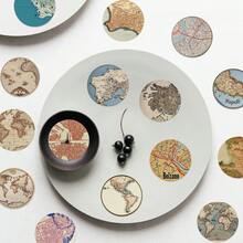 50 miếng dán bản đồ phong cách retro, hoài cổ, dùng trang trí vali, sổ lưu niệm, điện thoại, vali, laptop, cà phê, túi xách, nhãn dán retro. - 1 Set - Xem 8