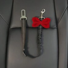 1件升级版宠物车载安全牵引绳，狗狗车载配件，创意宠物安全带扣，猫咪车载安全牵引绳，可爱车载牵引绳，安全扣固定牵引带车载链多功能宠物安全牵引绳，双向设计可悬挂或扣上，狗狗安全带，宠物安全带套装 - 蝴蝶結 - 查看 15