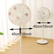 Vỏ bọc chống bụi cho quạt 16/18 inch, vỏ bảo vệ quạt chống kẹp tay cho trẻ em, vải chống bụi có thể giặt, họa tiết dễ thương, bảo vệ chống bụi hàng ngày 2 trong 1 cho gia đình. - Nắp che bụi quạt - Xem 10