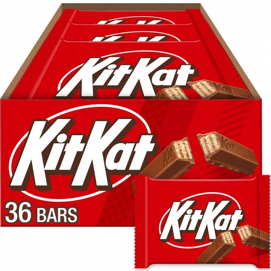 KIT KAT Milk Chocolate Wafer Candy Bars, 1.5 Oz (36 Count) - 牛奶巧克力威化餅 - 查看 1