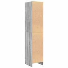 vidaXL Highboard Graues Sonoma 35 x 39 x 168 cm - Grau - Übersicht 8
