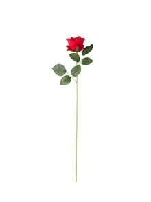 Bó hoa hồng lụa nhân tạo 6/10 bông, hoa hồng lụa giả trông như thật, thích hợp cho Ngày Valentine, Ngày của Mẹ, Giáng sinh, trang trí nhà cửa, tiệc cưới, quà tặng ngày lễ, giỏ hoa, trang trí xe hơi, phụ kiện váy áo, cắm hoa, trang trí nhà cửa, trang trí phòng. - Màu Hoa hồng đỏ - Xem 11