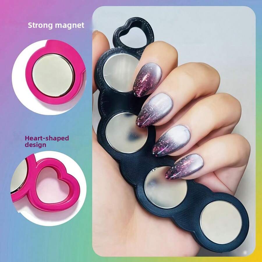 MISS MIANEL Nam châm tạo hiệu ứng móng mắt mèo chuyển màu kiểu mới bán chạy năm 2026, đa chức năng, lực hút mạnh, dụng cụ nghệ thuật móng tay từ tính mạnh, cực kỳ thân thiện với người mới bắt đầu, hỗ trợ tạo hiệu ứng chuyển màu cho sơn gel UV, tự làm móng.