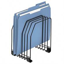Fellowes Workstation Black Wire Rack 7-Section File Organizer 68112 - Negro - Ver 5
