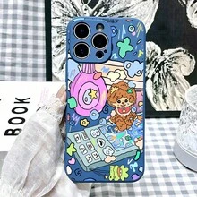 ソフトリキッド調 マットケース シンプル無地 クール ユニセックス Pixel 8A/8/8 Pro/9/9 Pro/9A/10/10PRO/Pixel 8A/8/8 Pro/9/9 Pro/9A/10/10PRO/17pro Max/17pro/17/11/12/13/14/15/15Pro/15PluS/15Pro Max/16/16Pro/16PluS/16Pro Max/MIN/X/XR対応 ソフト TPU 防衝撃 誕生日ギフト - 宝蓝 - チェックする 5
