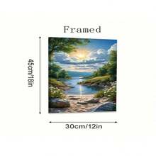 2D Flat, 2D Flat, 2D Flat 1pc 2D Flat Wooden Framed Canvas Artwork, Titled 'Be Rewarded: Empty And Repeat', Featuring A Vintage Beer Sign. This Ready-To-Hang Wall Art Is Ideal For Decorating Dining Rooms And Bars - 無框 - 查看 3