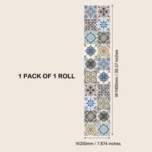 Stiker Dinding DIY Motif Bunga Bohemian Perekat Mandiri Tempel dan Lepas Dekorasi Rumah untuk Dapur, Kamar Mandi, Tangga 1 Gulungan 7874x3937 Inci Mudah Dipasang - Beraneka warna - View 13