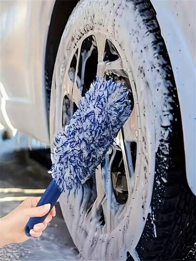 1 cái chổi cọ lốp xe bằng sợi microfiber cán dài, chổi cọ lốp, chổi cọ trục bánh xe, chổi cọ làm sạch vành bánh xe, chổi rửa xe cầm tay, chổi vệ sinh chi tiết, dụng cụ bảo dưỡng xe, dụng cụ vệ sinh, dụng cụ làm sạch, dụng cụ chuẩn bị cho năm học mới, dụng cụ làm sạch vành xe bằng polyester nhẹ, làm sạch chi tiết xe hiệu quả, phụ kiện chăm sóc lốp xe, thiết bị rửa xe.