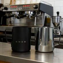 Cốc pha cà phê Latte Art kiểu cổ điển, bình tạo bọt sữa miệng tròn, dụng cụ pha cà phê sữa di động, cốc rang cà phê kiểu Ý. - Nhiều màu - Xem 7