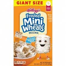 Kelloggs Kellogg's Frosted Mini-Wheats Breakfast Cereal, High Fiber, 48g Whole Grain, Giant Size, 29.5 Oz - 1 Count (29.5 Oz) - View 7