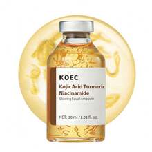KOEC 曲酸姜黄烟酰胺亮肤安瓶，舒缓提亮肤色，焕彩精华液，改善肤色不均，保湿护理，韩国护肤精华液 - KOJIC ACID TURMERIC - 查看 1