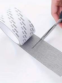 1pc 118.11 Inch Mosquito Net Repair Tape, Self-Adhesive Patch For Dorm Screen And Curtain Tears, Waterproof Mesh Patch For Window And Door Screens, Mosquito Screen Repair Tape, Easy To Cut To Size - Multicolor - View 5