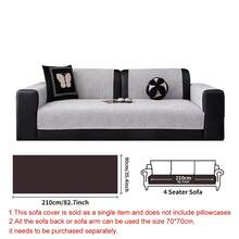 SANMOSPIN 1pc Minimalist Waterproof Sofa Cover, Comfortable Sofa Pad For Home, Bedroom, Living Room, Office, Suitable For All Seasons - Multicolor - View 34