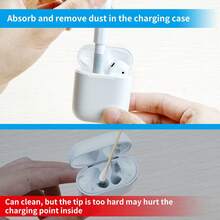 Earbuds Cleaning Kit Earphone Cleaner Multi-Function Cleaning Pen With Soft Brush Flocking Sponge Dust Removal Ear Buds Charging Port Speaker Electronics - 1 - View 7