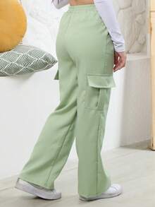 The Current Favorite: Super Stylish Youth Cargo Pants! - Verde Lima - Ver 3