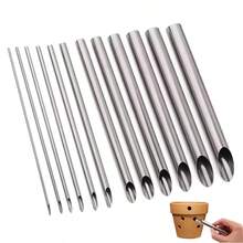 12pcs Ceramic Punching Tools, Stainless Steel Punching Tools, Clay Sculpture Modeling Tools, Pottery Punching And Carving Tools - Sets - View 1