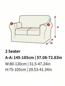 1 pièce Housse de canapé extensible à motif de feuilles jacquard, anti-poussière et anti-salissure, protecteur de canapé à couverture complète élastique, décoration d'intérieur, lavable en machine, housse de coussin non incluse - Marron - Voir 15