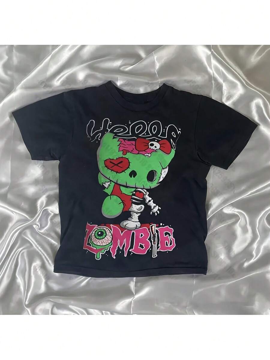 Women T-Shirts - Black - View 1
