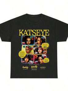 2026 Young Girls' Boys' Graphic Cotton Graphic Tees, Katseye Music Shirt, Katseye K-Pop Graphic T-Shirt, Katseye Gnarly T-Shirt, Katseye K-Pop T-Shirt, Gabriela Shirt, T-Shirt For Teenagers, Music T-Shirt Boys' T-Shirts Girls' Outfits Matching Mother-Daughter Wear TV-Inspired Gifts For Girls Teenage Girls' Clothing Boys' Apparel Gifts For Teenage Boys Children's Outfits Girls' Aesthetic T-Shirts Teenage Girls' Tops Teenage Girls' T-Shirts Teenage Girls' Clothing Girls' Jackets Boys' Apparel Girls' Outfits Teenage Girls' Tops Matching Parent-Child Wear Boys' T-Shirts Children's Clothing Gifts For Girls New Year Gifts-Vintage Street Style Unisex Loose Cotton Short Sleeve Crew Neck T-Shirt,Summer Tops Women,Y2k Tops,Cotton Tops,Black Top,T Shirt,Cotton T Shirt Women - BLACK7 - 查看 7
