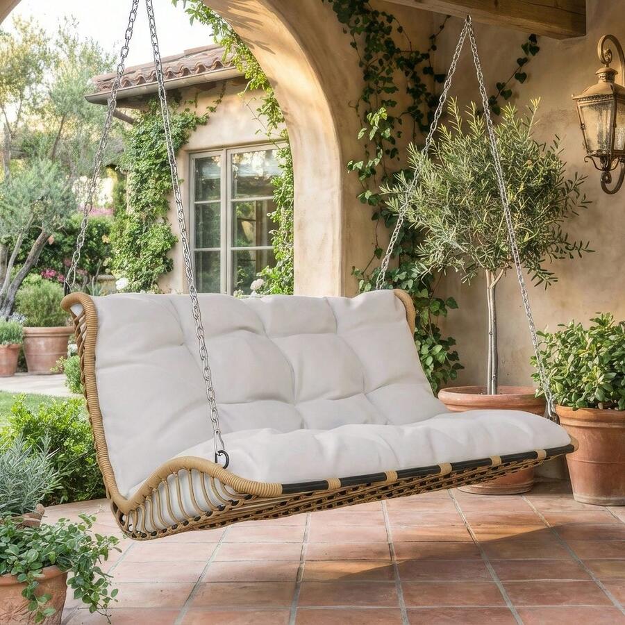 Patio Lounge Chair & Swing Chair - C - View 1