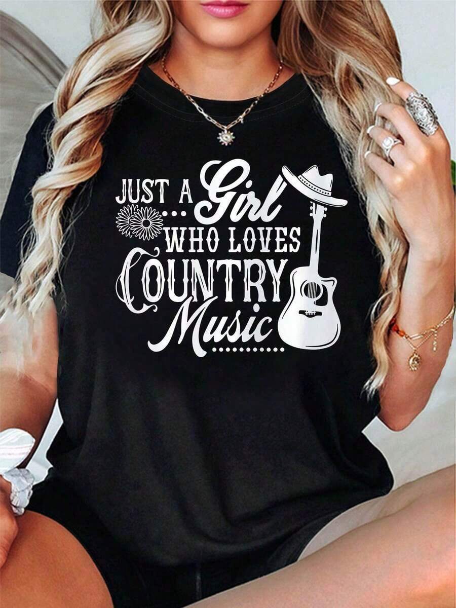 Women T-Shirts - Black - View 1