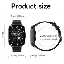 1.83" Full Touch Screen Smart Watch, Wireless Call/Answer, Suitable For Android/IOS, Fitness Activity Tracker, Multiple Sports Modes, Step & Distance Tracking, Music Control, Ideal Gift For Him Or Her - View 7