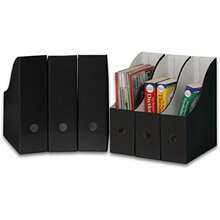 Simple Houseware Caja organizadora para archivos - negro - Ver 9