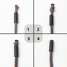 Kẹp kim loại dùng để chặn dây treo đồng hồ, dây rút áo hoodie, quần áo. - Nhiều màu - Xem 7