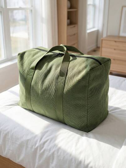  Túi du lịch cỡ lớn phong cách cổ điển URBANWAVE - Chất liệu vải canvas bền chắc, thích hợp cho thể thao, tập thể dục và cắm trại.