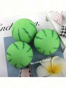 Watermelon Stress Ball, Beach Water Game Ball, Squeeze Toy For Teens And Adults, Realistic Fruit Fidget Toy For Pressure Relief And Decompression - 無顏色變化 - 查看 11