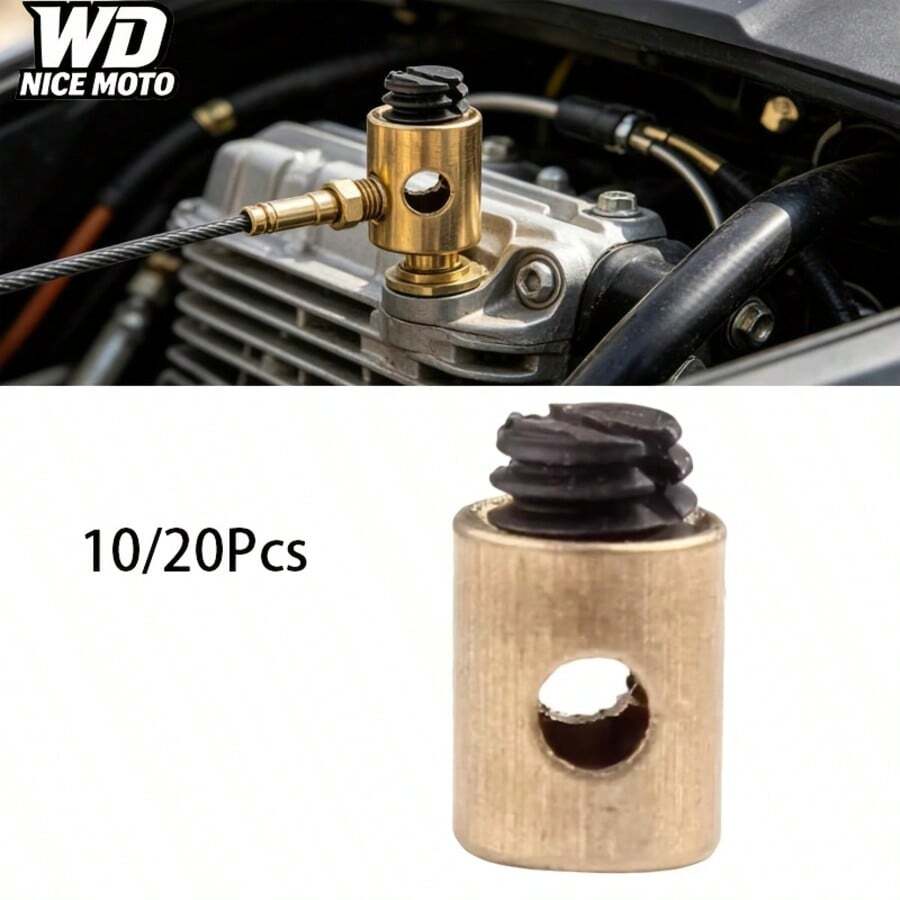 WD NICE MOTO 适用于 50CC-250CC 越野摩托车/迷你摩托车的油门线止动螺栓配件,适用于 50CC-250CC CRF XR BBR KLX TTR ATV 越野车四轮摩托车 200 CT200U CT200EX BT200X 迷你摩托车通用型 - A - 查看 1