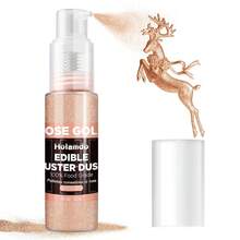 22g Bột nhũ ăn được dạng xịt - Bột ngọc trai ăn được, nhũ kim loại, thích hợp cho đồ uống, trang trí bánh, làm bánh - Bột nhũ ăn được, thích hợp cho kem phủ, kẹo. - Xem 12