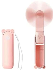 500mAh 手持迷你风扇，便携式 USB 充电小风扇，电池供电风扇，适合女性、旅行和户外活动使用 - 手持 - 查看 1