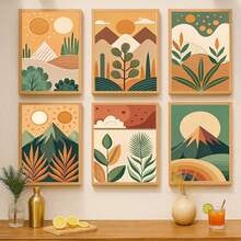 8x12 Inch/6pcs Digital Painting Kit Suitable For Adults And Beginners, Frameless, DIY Easy Acrylic Paint Set, Home Decor Craft, Ideal Gift For Birthday, Father's Day, Christmas, Mother's Day And Valentine's Day - Potted Flowers - View 7
