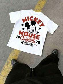 Disney Cute Minnie Mouse Mom Cotton T-Shirt, Minnie Mouse Shirt, Disney Mom T-Shirt, Disney Mother's Day Gift, Disney Mom Gift, Gift For Mom - trắng - Xem 2