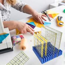 Estante almacenamiento para reglas acolchadas organizador ranuras y almacenamiento - Ver 6