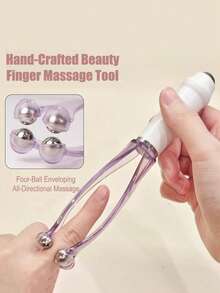 Bộ 2 dụng cụ lăn massage đa năng dùng cho ngón tay và lòng bàn tay, thích hợp làm quà tặng cho các dịp lễ, sinh nhật, Lễ Tạ ơn, trường học, học kỳ mới, du lịch, gia đình, spa, massage và các dịp khác. - Nhiều màu - Xem 9