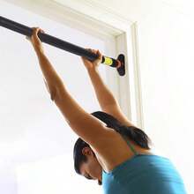 Soonbuy Pull Up Bar For Doorway, Strength Training Chin Up Bar With Level Meter And Adjustable Width For Home Gym,No Screws Required, Weight Capacity 440 LBS - Triangle - View 2