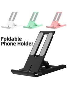 Support de téléphone portable pliable et réglable, support de bureau portable pour téléphone mobile, support de téléphone portable rétractable, compatible avec Xiaomi, Apple, téléphones, cadeau pour amis et fête des mères - Multicolore - Voir 5