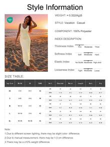 Women's European And American Spring/Summer Vacation Sexy Sheer Lightweight 3D Floral Design Sleeveless Dress Beach - Apricot - View 5