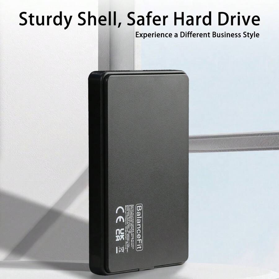 Caja externa para disco duro USB 3.0/3.1 SATA III de 2.5 pulgadas en color negro, caja externa para HDD/SSD, herramienta portátil para laptop/PC sin necesidad de herramientas - Negro - Ver 1