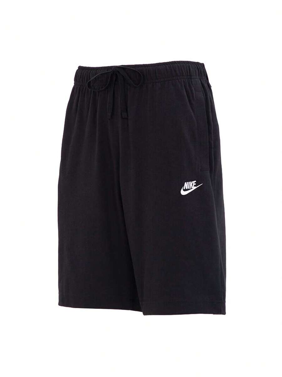 Nike男士褲子2026夏季新款運動休閒簡約基本款小logo舒適透氣短褲BV2773-010 - 黑色 - 查看 1